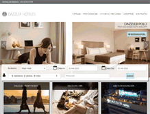 Tablet Screenshot of dazzlerhoteles.com